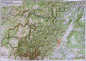 Preview: Raised relief map Cevennen and Ardeche