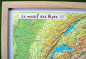 Preview: Raised relief map Pays de la Loire