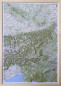 Preview: Raised relief map Alps East 1:500.000