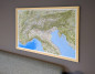Preview: 3D Raised relief map Alps XL, 1:1,000,000