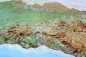 Preview: 3D Raised Relief Map Malaga, Andalusia