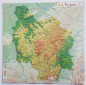 Preview: Raised Relief Map Burgundy