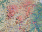 Preview: Raised Relief Map Burgundy