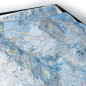 Preview: Raised relief map Les 3 Vallees Courchevel et Meribel, Winteredition
