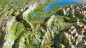 Preview: Raised relief French Alps, small