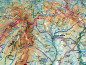 Preview: Große 3D Reliefkarte Jeseníky Gebirges, Tschechien detail2