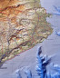 Preview: Relief map Catalonia