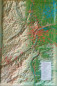 Preview: Raised relief map Lyon and Parc du Pilat