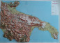 Preview: Raised relief map Puglia et Basilicata