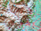 Preview: Raised relief map Vosges, medium size