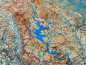 Preview: Large relief map of the Bavarian Forest / Bohemian Forest detail2