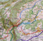 Preview: Raised relief map Lake Geneva and Jura