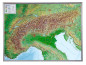 Preview: 3D Raised relief map Alpine, 1:1.200.000