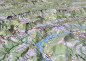 Preview: Raised relief map Chartreuse and Vercors