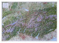 Preview: Raised relief maps The Alps 1:500.000, Central and West