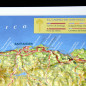 Preview: Raised relief map Camino de Santiago