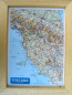 Preview: Raised relief map Tuscany A4