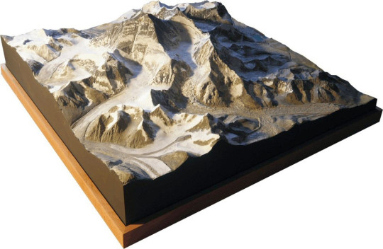 Bermodell Mount Everest 8.848 m