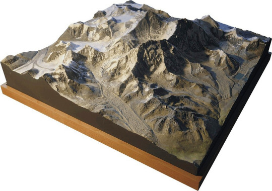Bermodell Mount Everest 8.848 m