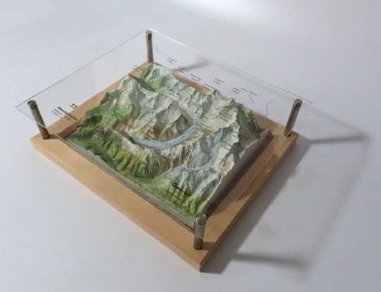 Aletsch region model M1:85k