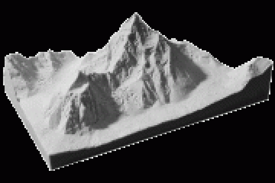 Modele de Montagne K2 1: 50 000