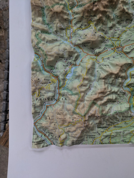 Preview: Raised relief Map Belluno
