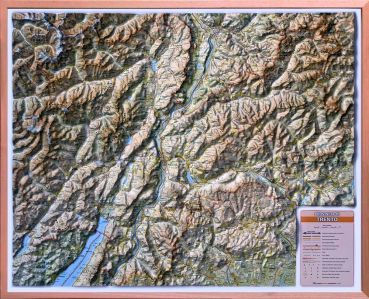 Relief Map of Trentino