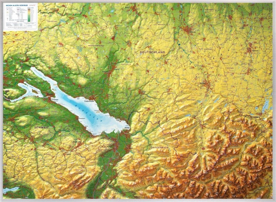 Reliefkarte_Allgäu_Bodensee