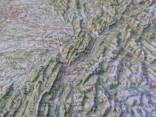 Preview: Reliefkarte_Alpen_West_Grenoble