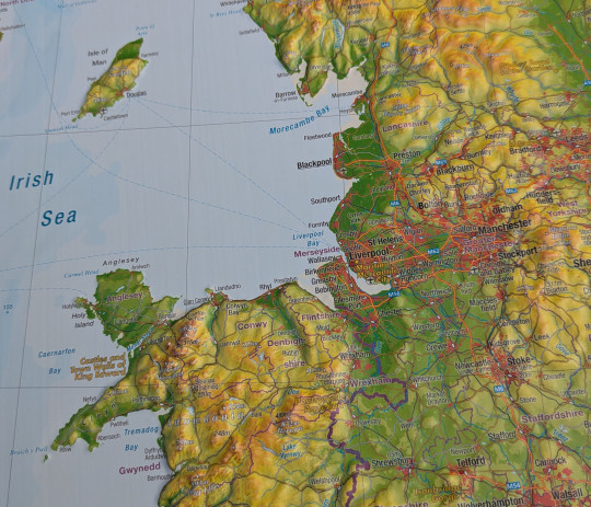Preview: Reliefkarte_Grossbritannien_Liverpool