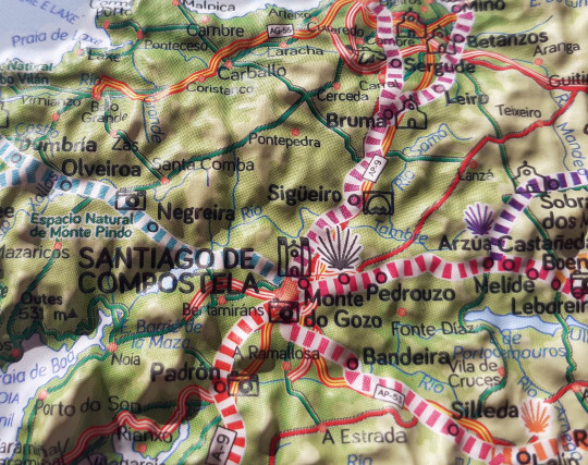 Relief Map of St. James, small