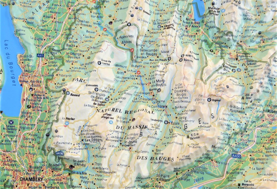Reliefkarte_MontBlancundAnnecykleinMassifdesBauges