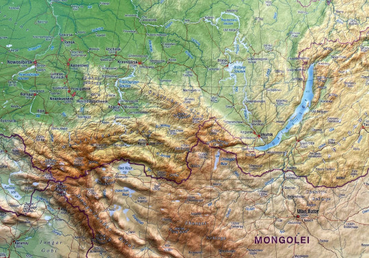 Raised relief Russia