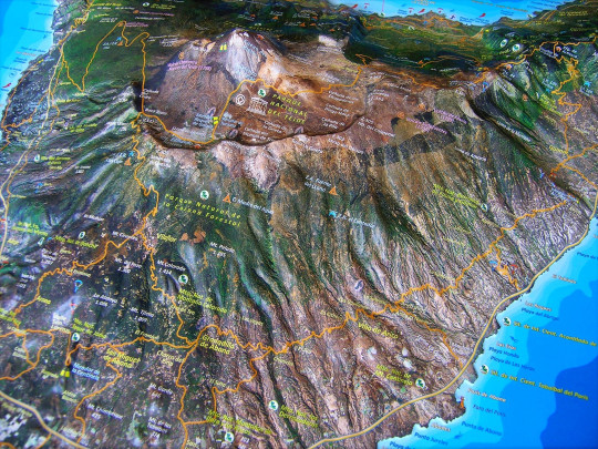 Relief Map of Tenerife
