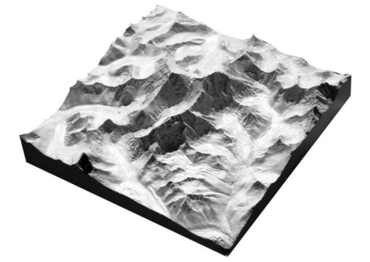 Mount Everest, 1: 100.000