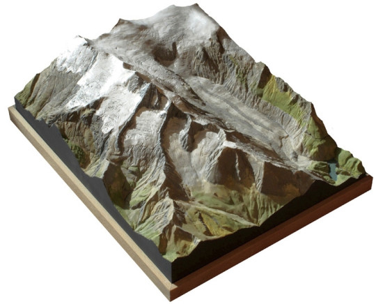 Bergmodell Großglockner 1:25.000