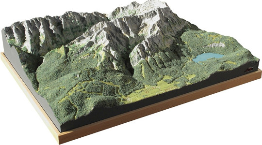Bergmodell Zugspitze
