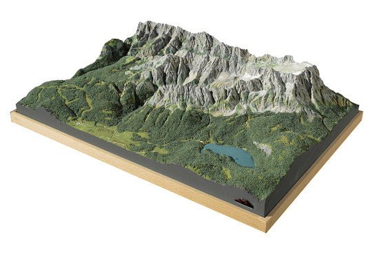 Bergmodell Zugspitze