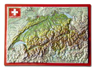 Raised relief postcard Switzerland - Kopie