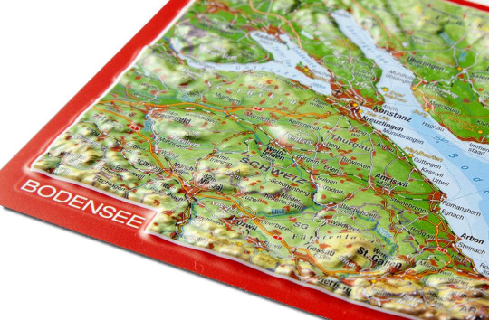 Relief postcard Bodensee - Kopie
