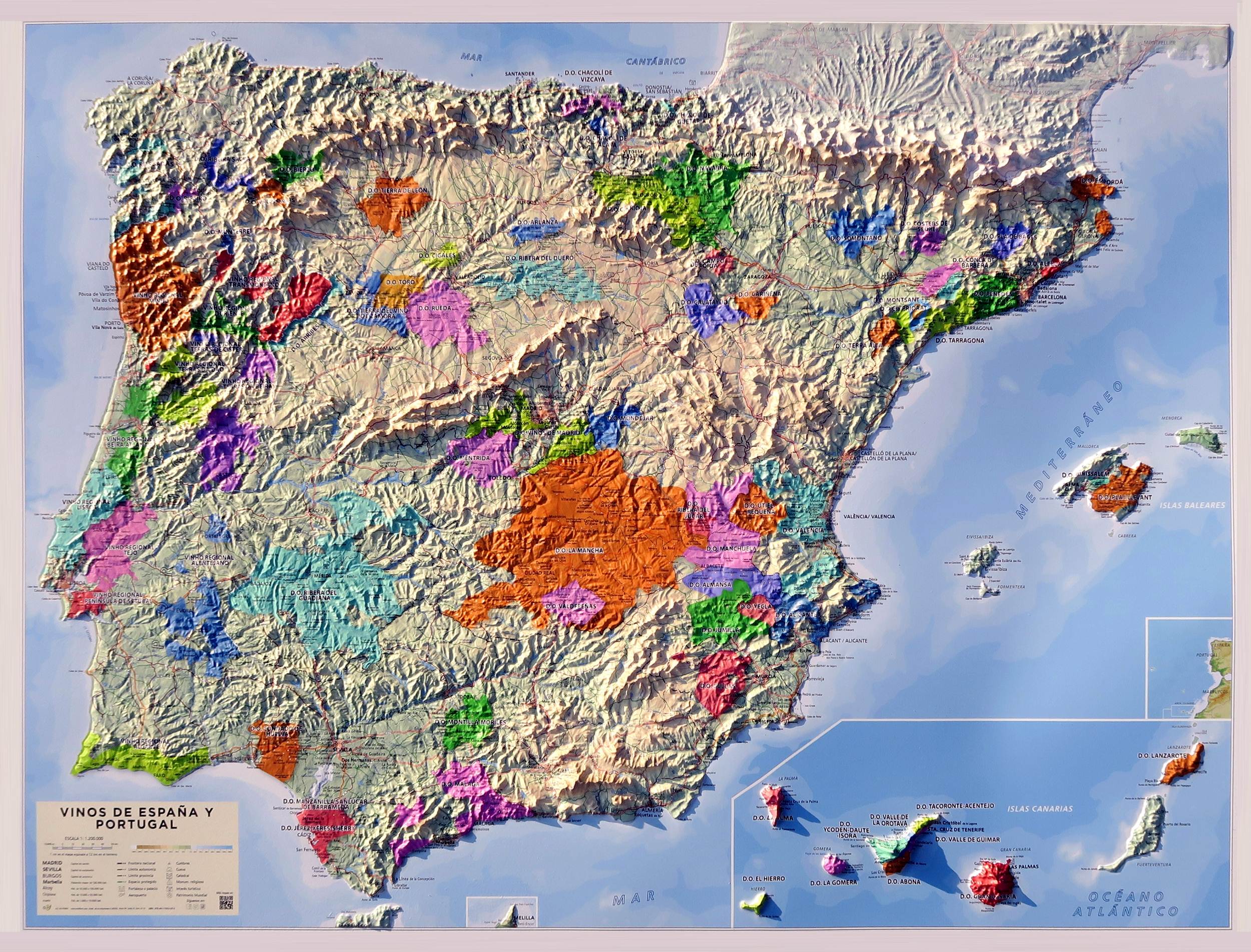 Algarve Map of Vineyards Wine Regions