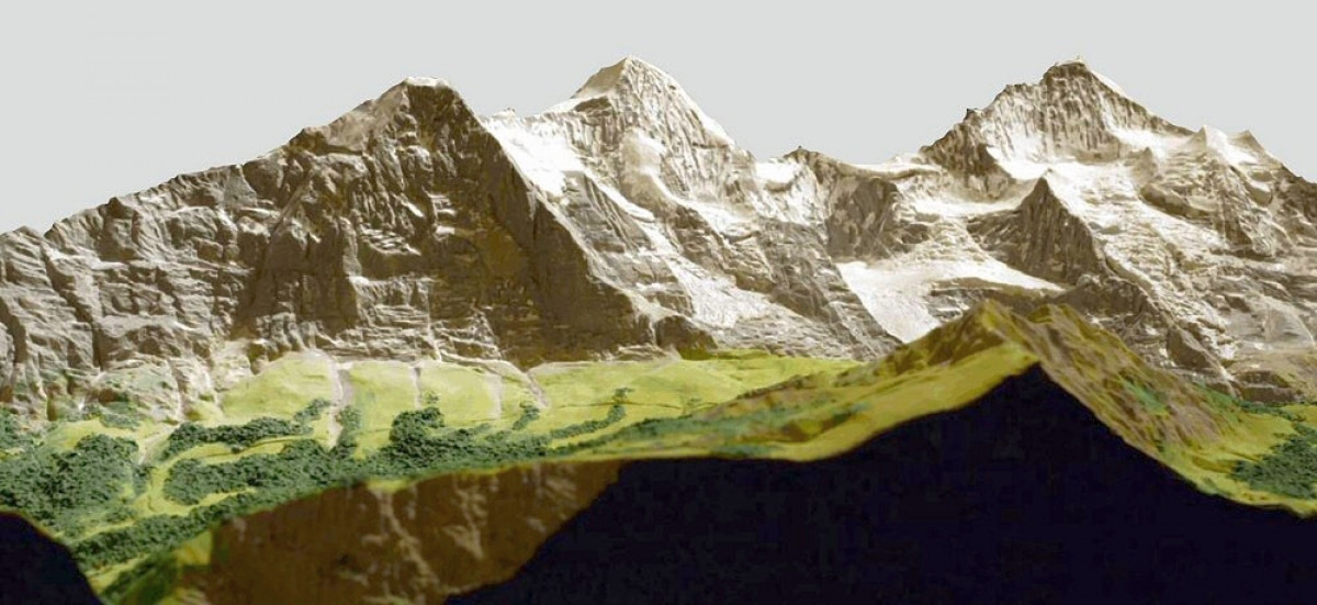 Eiger, Mönch & Jungfrau, M 1: 25.000