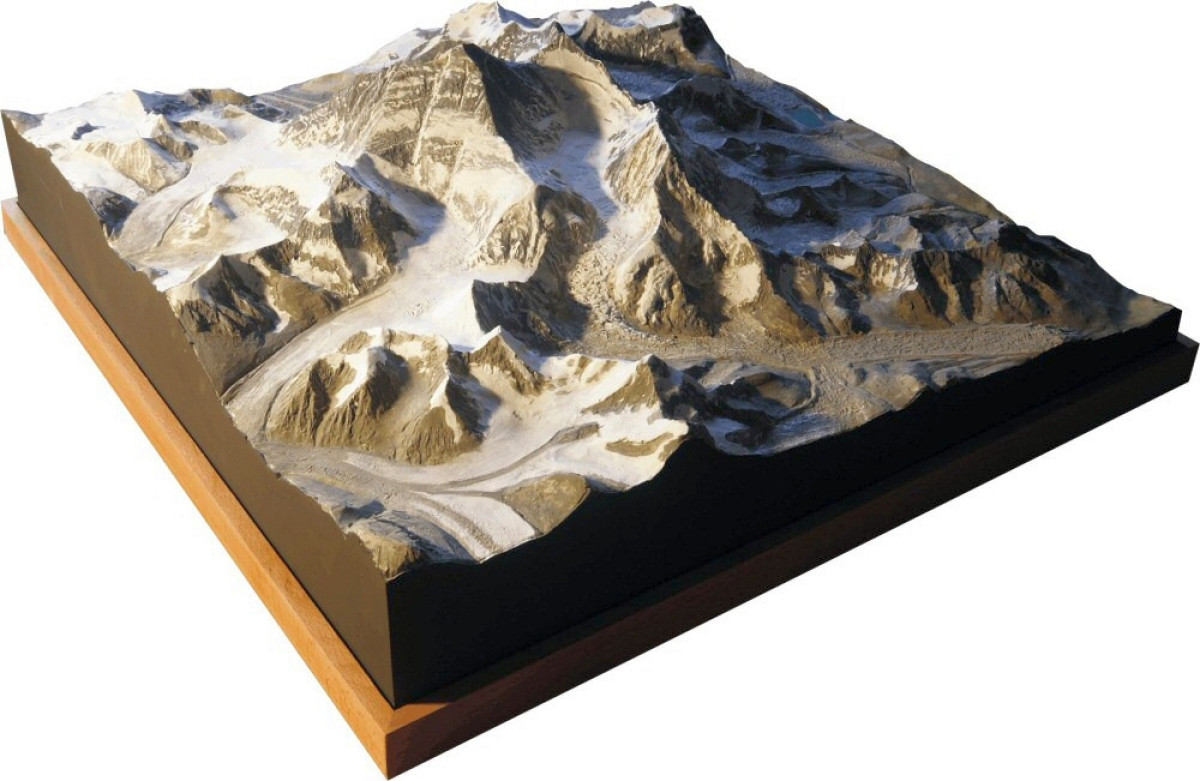 Bermodell Mount Everest 8.848 m