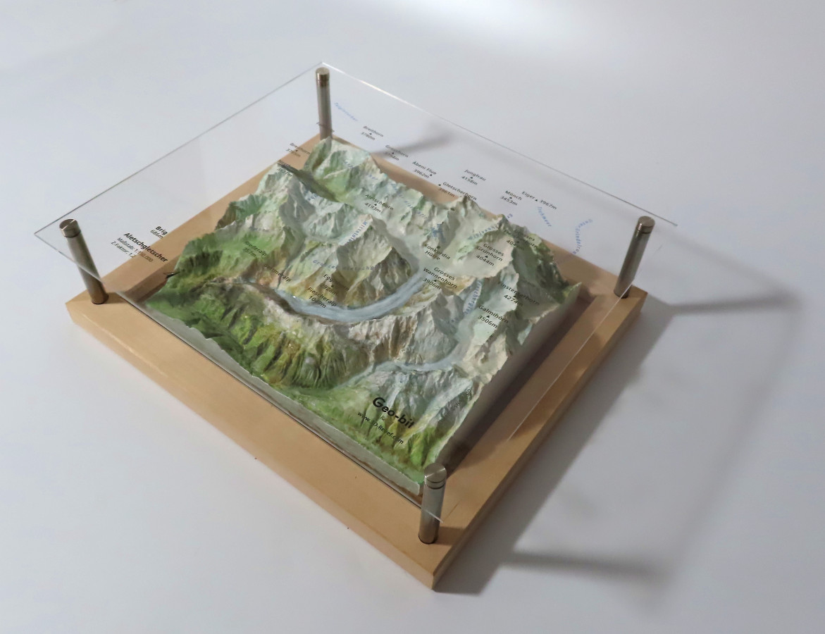 Aletsch region model M1:85k