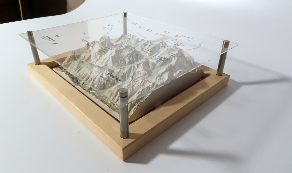 Eiger, Mönch, Jungfrau model M1:85k