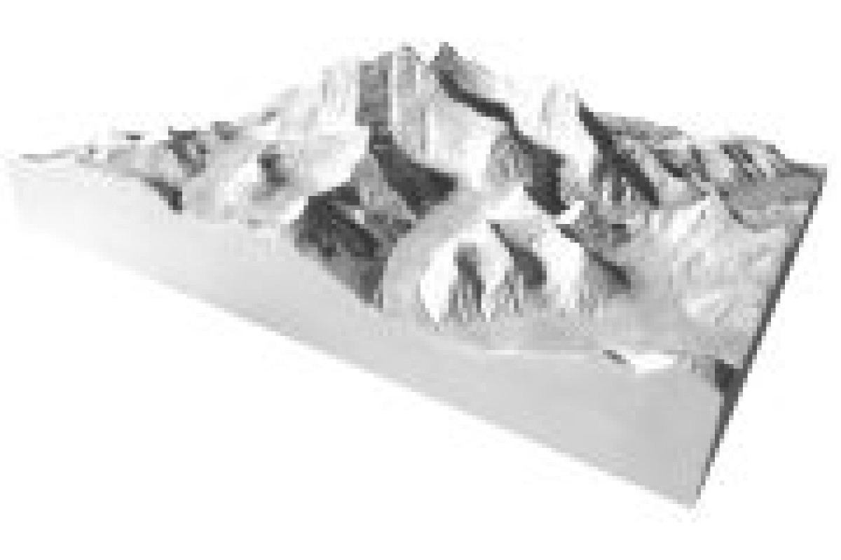 Modele de montagne Mount Everest 1: 50 000