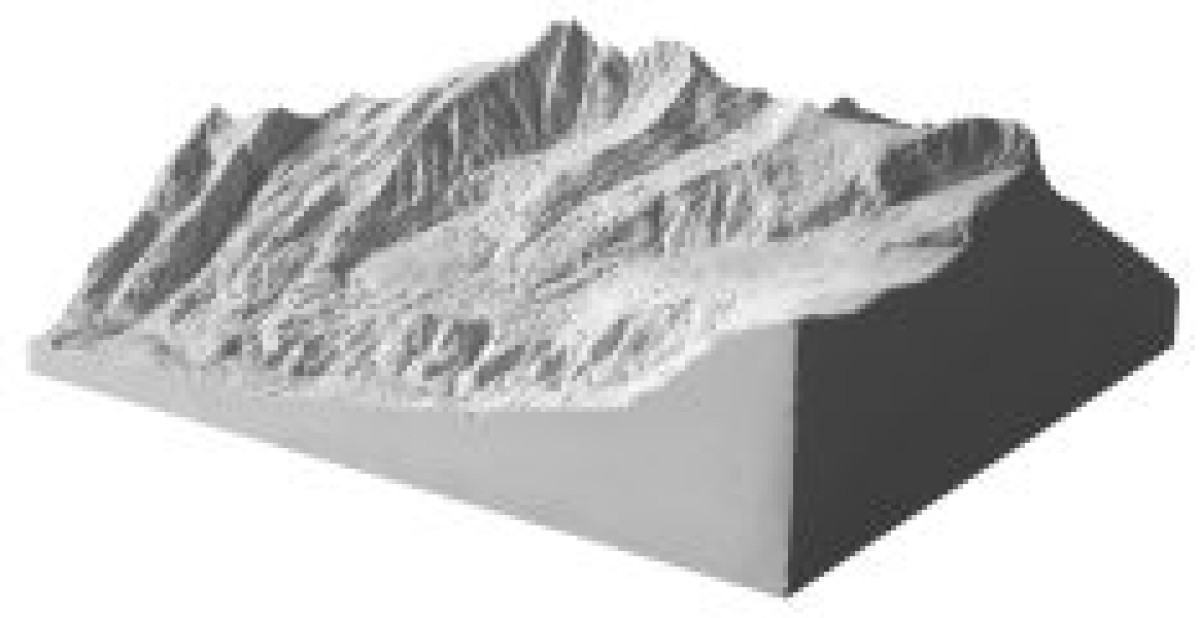 Mountain model Großglockner 1:25.000