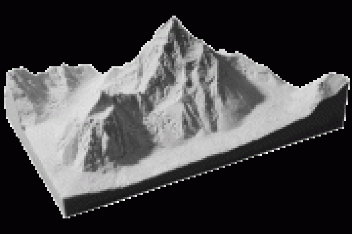 Modele de Montagne K2 1: 50 000