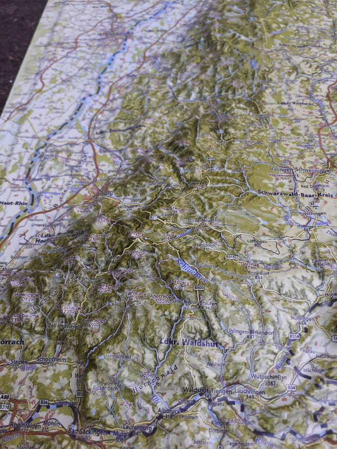 Reliefkarte_BadenWürttemberg_Hochschwarzwald