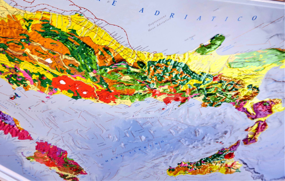 Carte géologique de l'Italie